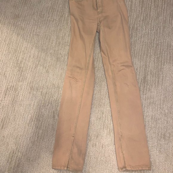 Ganni Washed Khaki Jeans - Picture 1 of 4